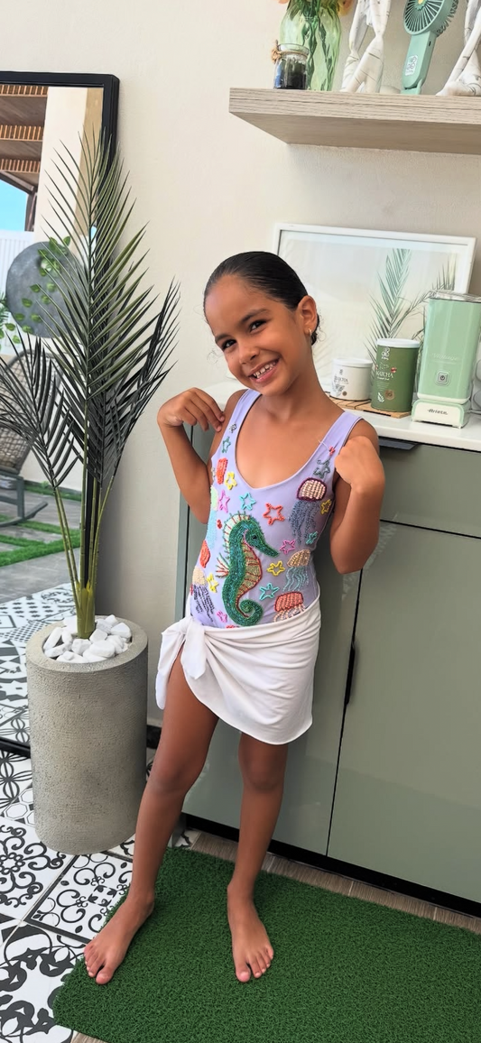 Seahorse Purple Girlie